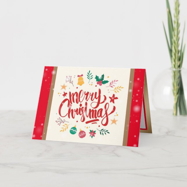 Merry Christmas Holiday Card (Front)