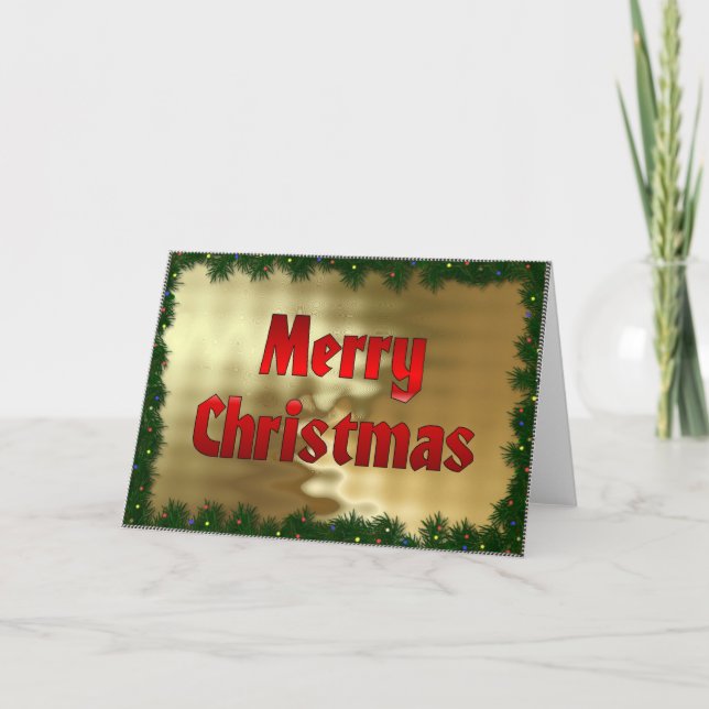 Merry Christmas Holiday Card (Front)