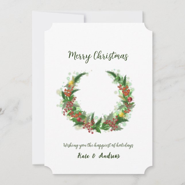 Merry Christmas Holiday Card (Front)