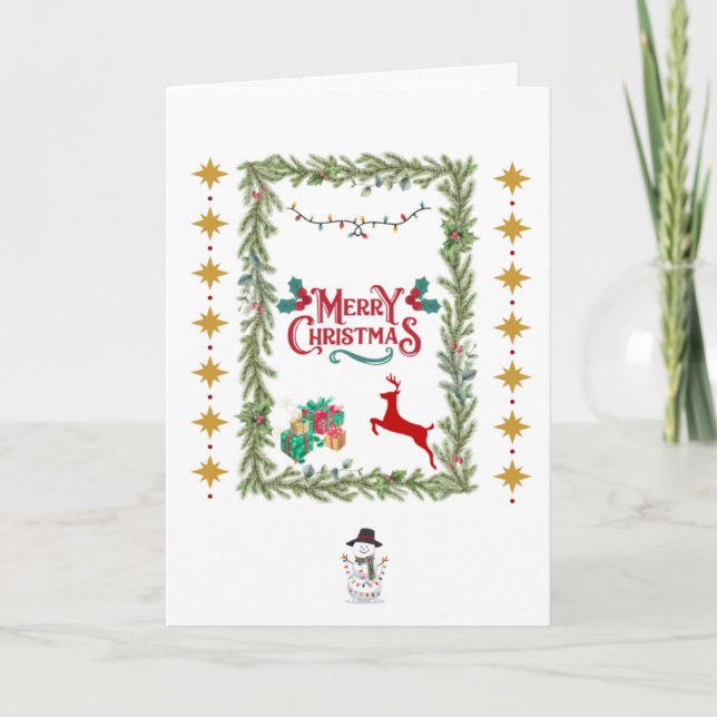 Merry Christmas Holiday Card (Front)