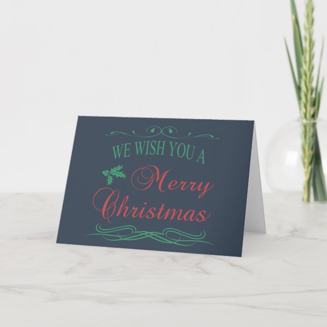 Merry Christmas Holiday Card (Front)