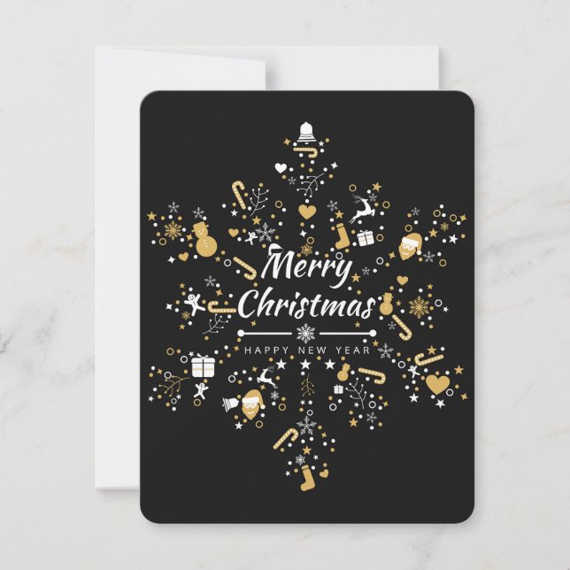 "Merry Christmas" Holiday Card (Front)