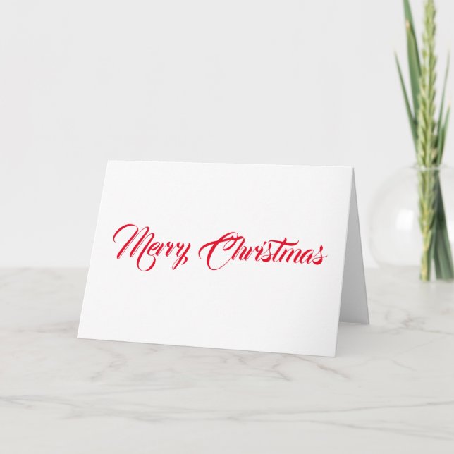 Merry Christmas Holiday Card (Front)