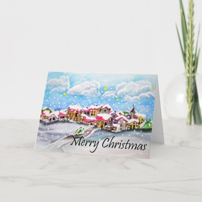 Merry  Christmas! Holiday Card (Front)
