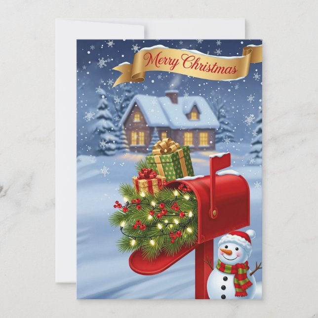 Merry Christmas  Holiday Card (Front)