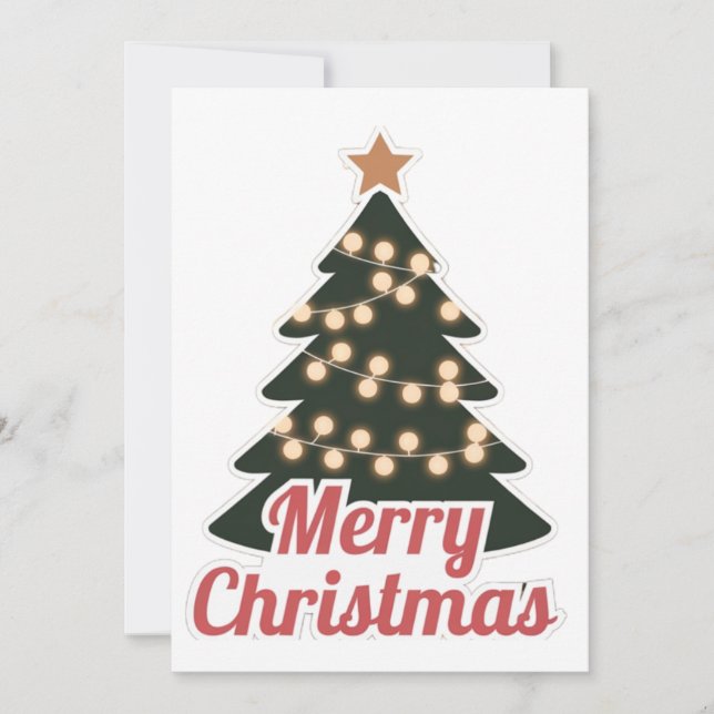Merry Christmas Holiday Cards: Joyful New Model Card (Front)