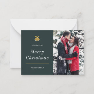 Merry Christmas Holiday Custom Family Photo Card