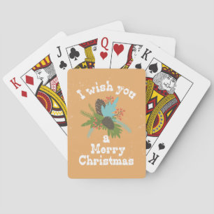 Merry Christmas Holiday Decor Playing Cards
