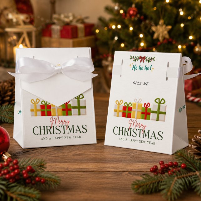 Merry Christmas Holiday Favour Box (Creator Uploaded)