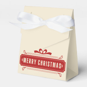 Merry Christmas Holiday Favour Box