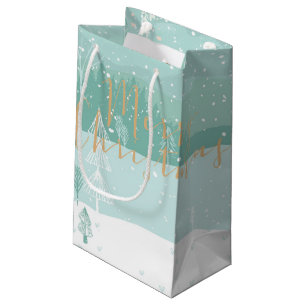 Merry Christmas Holiday Gift Bag African American