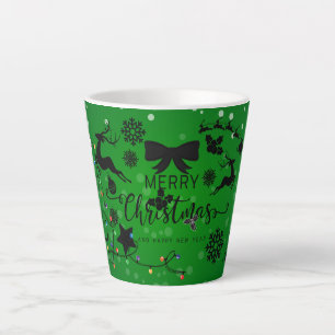 Merry Christmas  holiday gift Latte Mug
