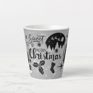 Merry Christmas  holiday gift Latte Mug