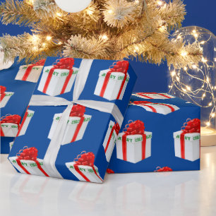 Merry Christmas Holiday Gift Wrapping Paper