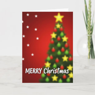 Merry Christmas Holiday Greeting Card