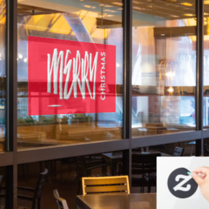 Merry Christmas Holiday Modern Typography Artsy