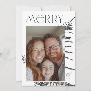 Merry Christmas Holiday Photo Card