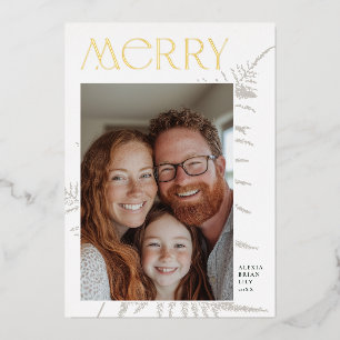 Merry Christmas Holiday Photo Card