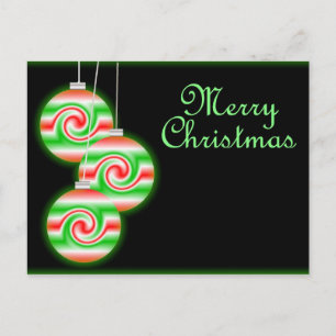 Merry Christmas Holiday Postcard