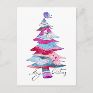 Merry Christmas Holiday Postcard