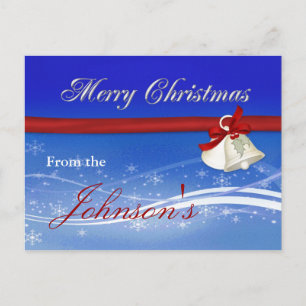 Merry Christmas Holiday Postcard