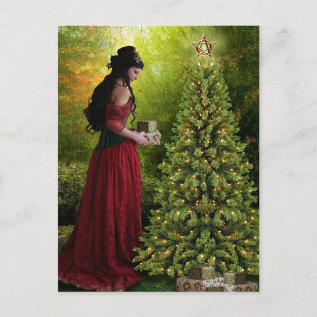 Merry Christmas Holiday Postcard (Front)