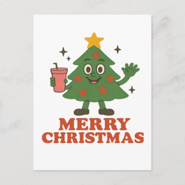 Merry Christmas  Holiday Postcard (Front)