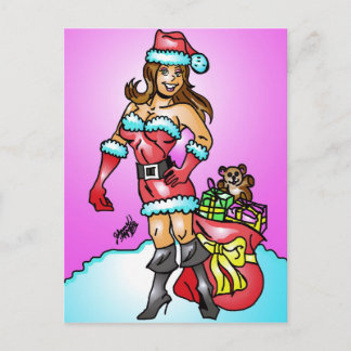Merry Christmas Holiday Postcard
