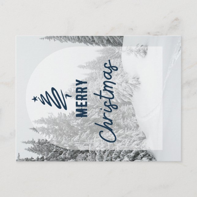MERRY CHRISTMAS HOLIDAY POSTCARD (Front)