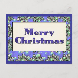 Merry Christmas Holiday Postcard