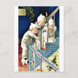 Merry Christmas Holiday Postcard