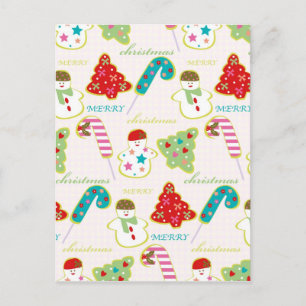 Merry Christmas Holiday Postcard