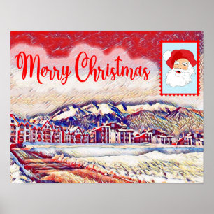 Merry Christmas Holiday Poster