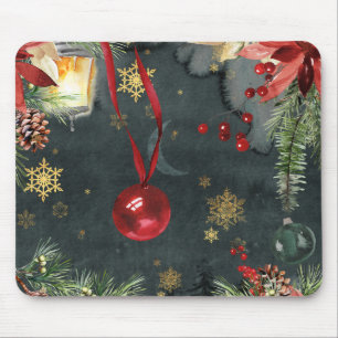 Merry Christmas Holiday Splendour  Mouse Pad