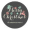 Merry Christmas Holiday Sticker