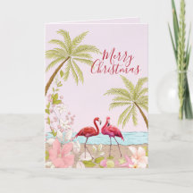 Merry Christmas Holiday Watercolor Floral