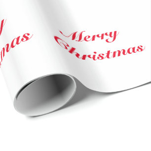 Merry Christmas Holiday Wrapping Paper