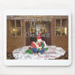 Merry Christmas holidays away from home Inspired A Mouse Pad