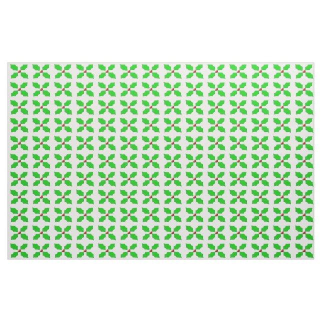 Merry Christmas Holly Craft Fabric (Yard)