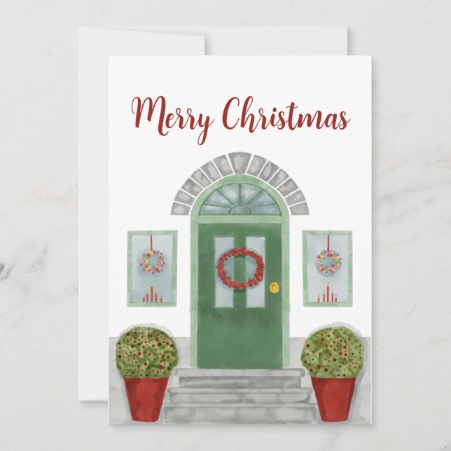 Merry Christmas home Invitation (Front)