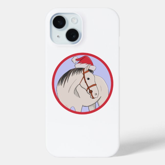 Merry Christmas Horse Case-Mate iPhone Case (Back)