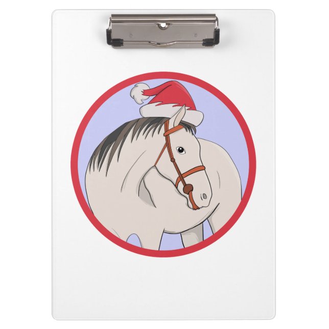 Merry Christmas Horse Clipboard (Front)