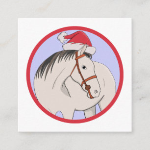 Merry Christmas Horse Enclosure Card