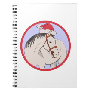 Merry Christmas Horse Notebook