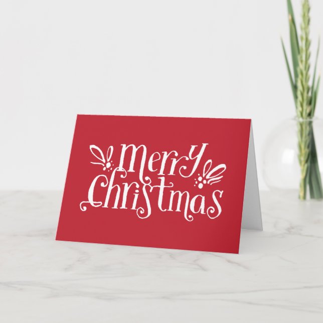 Merry Christmas Hugs | Holiday Corporate Card (Front)