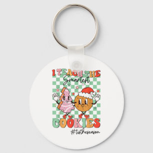 Merry Christmas I Teach The Smartest Cookies Teach Key Ring
