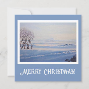 Merry Christmas Icelandic fine art by Pola.B.Alex Holiday Card