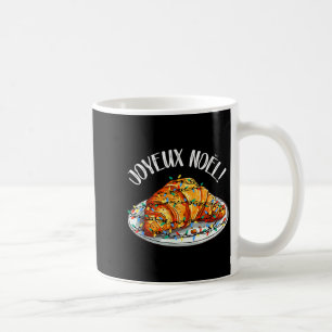 Merry Christmas In French _ Croissant Joyeux Noel Coffee Mug