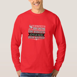Merry Christmas in German, French, and Dutch T-Shirt