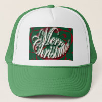 Merry Christmas in Green Hat